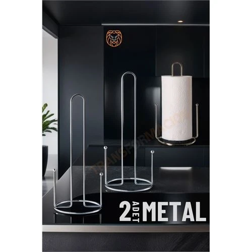 Kağıt Havlu Tutucu Metal 2 ADET ürün görseli 1