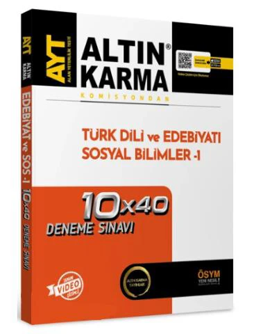 AYT Edebiyat Sosyal Bilimler 1 Deneme 10x40 ürün görseli