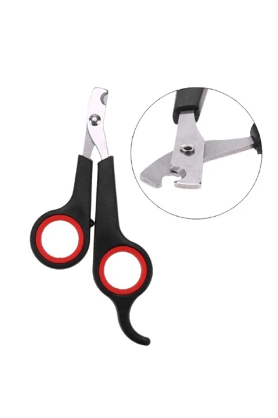 4'lü Set Evcil Hayvan Takı Kolye Tasma 33cm Oyun Oltası Tüy Toplama Temizleme Eldiveni Tırnak Makası - 3