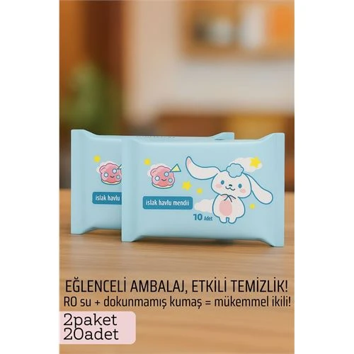 Dies Islak Mendil -RO Saf Su & Dokunmamış Kumaşlı, 20 Yaprak Temizlik Keyfi   MAVİ ürün görseli