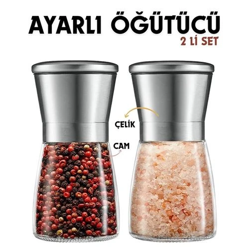 2 li Baharat Tuz Öğütücü Set Dees Dickerhoof Design ürün görseli 1