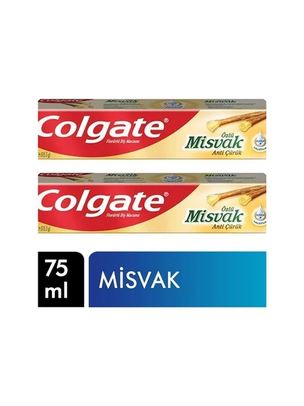 Colgate Diş Macunu 75 ml Misvak Özlü 2 Adet