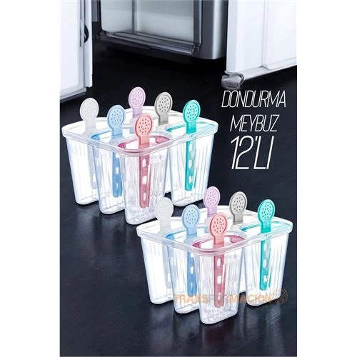 12 li Dondurma Kalıbı Meybuz Kalıbı ürün görseli
