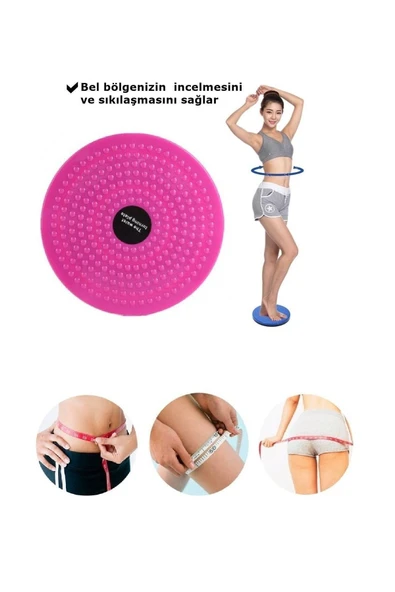 Tüm Vücut Form Tutma Evde Spor Aleti Dönen Twister Disc
