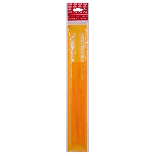 Hatas Teknik Resim Yazı Seti 3-5-7-10 mm 02250 ürün görseli