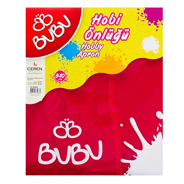 Bu-Bu Boyama Önlüğü 8-10 Yaş Su Geçirmez BUBU00007 ürün görseli