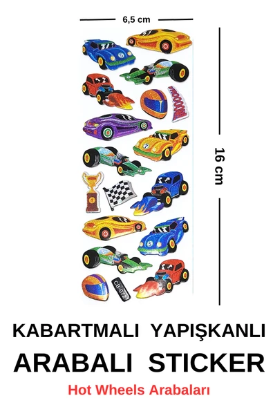 ARABALI STİCKER HEDİYE  - OKUL ÖNCESİ RESİMLİ KİTAPLAR -  MİNİK KÖPEK - Resim 2