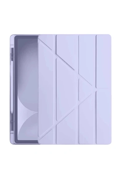 Litae Trend BFS iPad Pro 11 (2024) Kılıf Kalemlikli Hugo Tablet Kılıfı - Lila ürün görseli 1