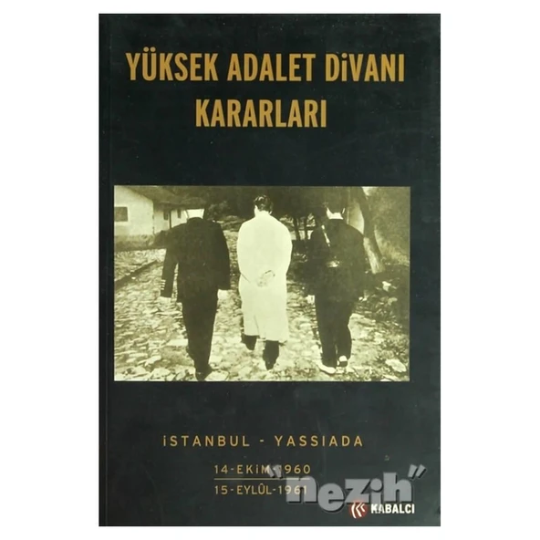 Yüksek Adalet Divanı Kararları ürün görseli