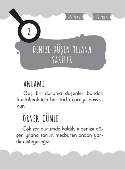 OYUNLARLA ATASÖZÜ KARTLARI - Resim 5