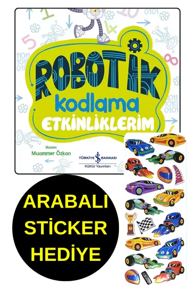 ARABALI  STİCKER HEDİYE  - OKUL ÖNCESİ RESİMLİ KİTAPLAR  -   3 , 4  YAŞ ROBOTİK KODLAMA ETKİNLİKLERİM ürün görseli