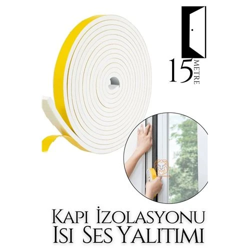 Kapı Ses Isı Yalıtım Sünger Bant 15 METRE ürün görseli
