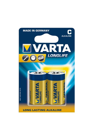 Varta 4114 Orta Pil - C Longlife Bls 2 Li ürün görseli