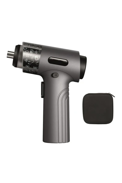 30 Parça Sarjlı Tornavida Seti – Led Işıklı Mıknatıslı Type-c - Resim 7