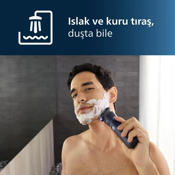 S1885/00, Islak ve Kuru Elektrikli Tıraş Makinesi, Powercut Bıçaklar, 35 Dakika Kablosuz Kul - 3