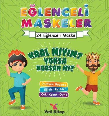 Eğlenceli maskeler kral mıyım yoksa korsan mı? ürün görseli
