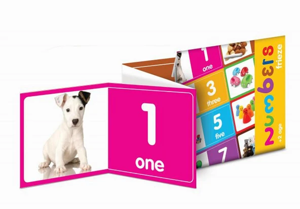 Numbers Frieze (İngilizce Sayılar) ürün görseli