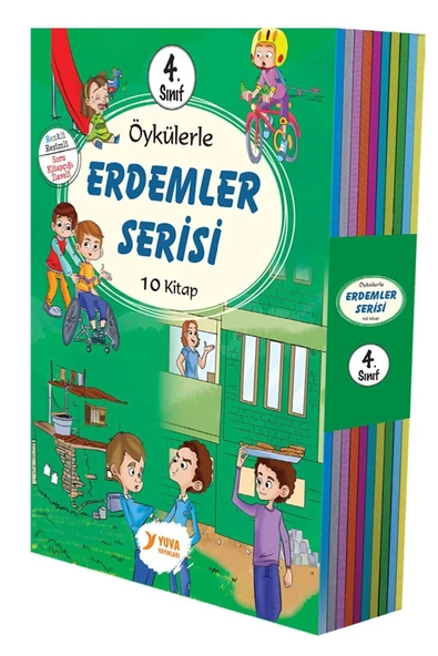 4. Sınıf Öykülerle Erdemler Serisi (10 Kitaplık Set) ürün görseli