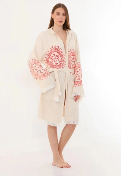Cholula Wooden Stamp Bathrobe
