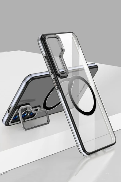 Samsung Galaxy S24 Crystal Magsafe Kapak - Siyah ürün görseli 1