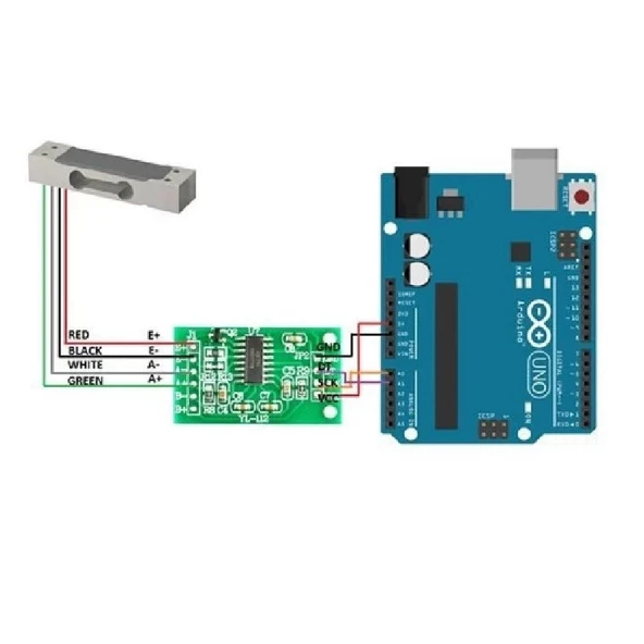 20 Kg Ağırlık Ölçme Sensörü Loadcell Hx711 Tartı Terazi Arduino - Resim 7