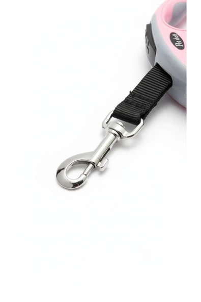 Mucit Home Evcil Hayvan Otomatik Geri Çekilebilir Pati Desenli Gezdirme Tasması 3 Mt - Resim 6