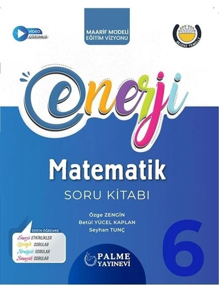 PALME 6.SINIF ENERJİ MATEMATİK SORU KİTABI *YENİ* ürün görseli 1