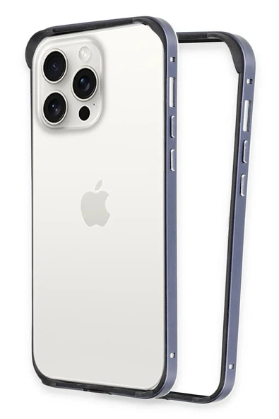 iPhone 14 Pro Max Land Bumper Koruma Kapak - Lacivert ürün görseli 1