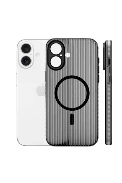 iPhone 16 Line Magsafe Kapak - Gri ürün görseli 1