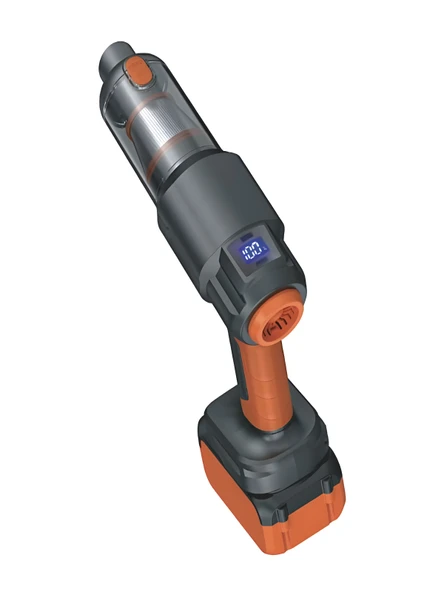 20000Pa Güçlü Emişli Çift Bataryalı Dijital Göstergeli Kablosuz Vakumlu Üflemeli Araç Süpürgesi - Resim 4