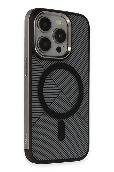 iPhone 15 Pro Vito Magsafe Kapak - Titan Gri ürün görseli 1