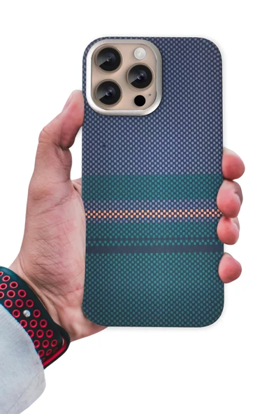 iPhone 14 Pro Max Besa Magsafe Kapak - Mavi - Resim 5