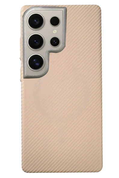 Samsung Galaxy S24 Ultra Besa Magsafe Kapak - Desert - Resim 3