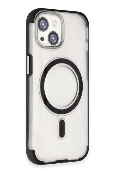 iPhone 15 Hilton Magsafe Kapak - Siyah - Resim 2