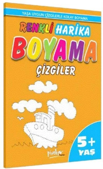 Pinokyo / Renkli Harika Boyama - 5 +Yaş Çizgiler ürün görseli