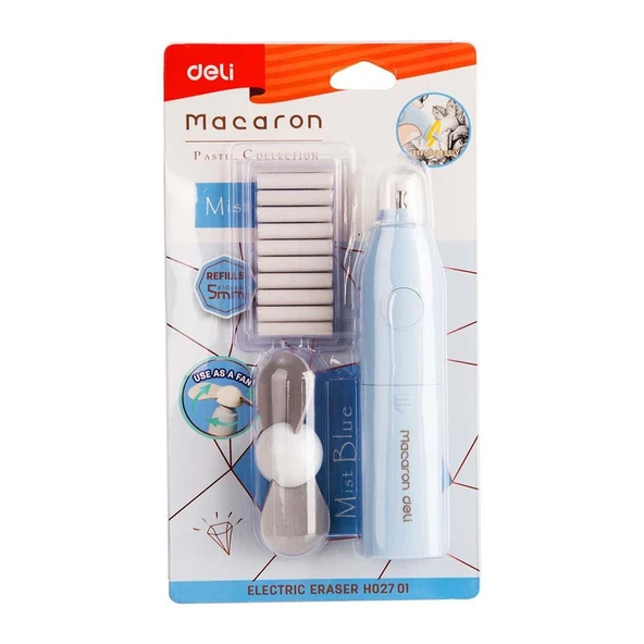 Deli Elektrikli Silgi 10 yedekli H02701 ürün görseli