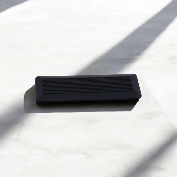 Plastik Kulp 64 mm Mutfak Mobilya Çekmece Mutfak Dolap Dolabı Kulpları Kapak Kulbu 6.4 cm Siyah - Resim 4