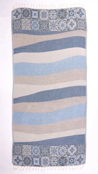 Caria Blue Peshtemal - 2