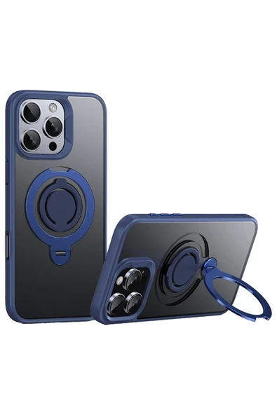 iPhone 16 Pro Max Avatar 360 Dönen Magsafe Kapak - Lacivert ürün görseli 1