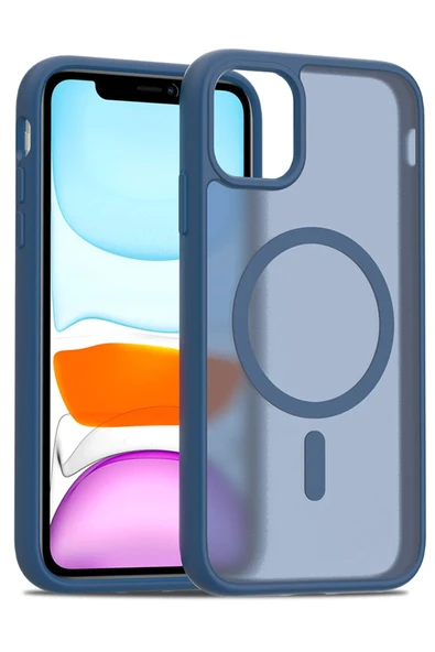 iPhone 11 Pro Max Jota Magsafe Kapak - Lacivert ürün görseli 1