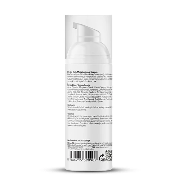 İdea Derma Hydro Rich Moisturising Cream 50 ml - Resim 2
