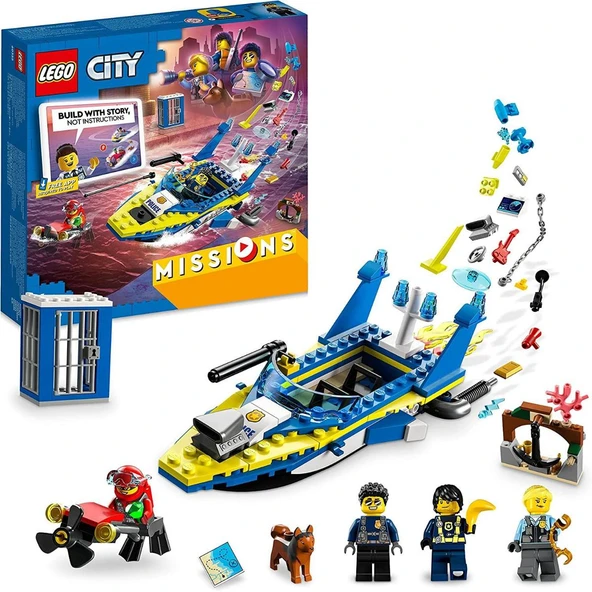 LEGO City 60355 Water Police Detective Missions ürün görseli