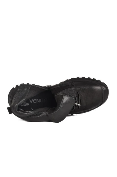 VENÜS 2413554K DÜZ TABAN DERİ GÜNLÜK KADIN BOT - Resim 5