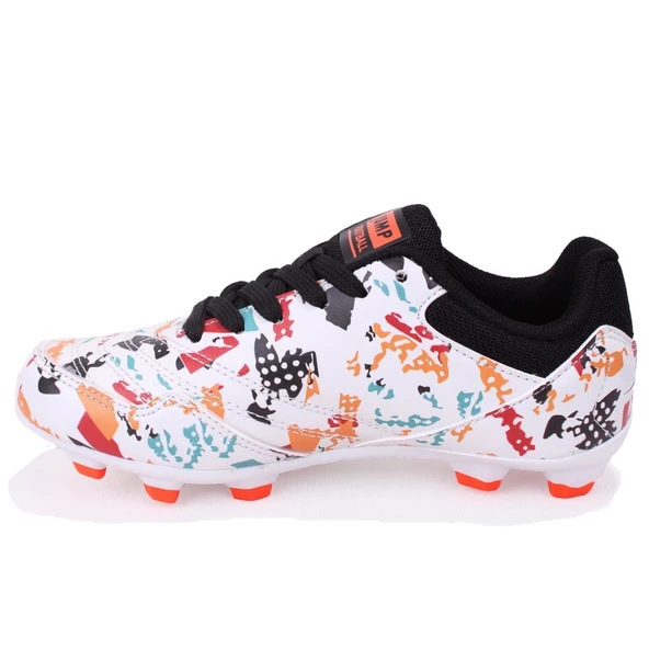 Jump 32202 Beyaz Krampon Çocuk Futbol Ayakkabı - Resim 3