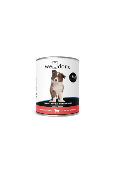 WELLDONE Kuzulu Yavru Köpek Konservesi 400 Gr. ürün görseli 1