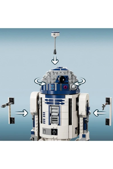 ® Star Wars™ R2-D2™ 75379 - 10+ Star Wars Sevenler için Yaratıcı Oyuncak Yapım Seti (1050 P) - 6