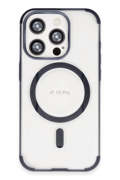 iPhone 15 Pro Hilton Magsafe Kapak - Lacivert ürün görseli 1