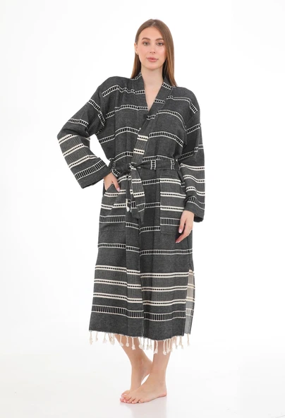 Sundia Black Bathrobe
