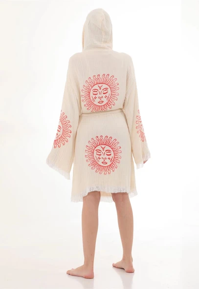 Cholula Wooden Stamp Bathrobe - 2