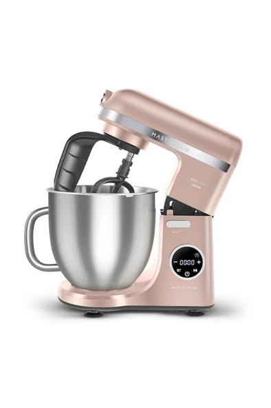 Mastermaid Chef Ultra D2000W Dijital Ekranlı Hamur Yoğurma Makinesi Pearly Pink 7L